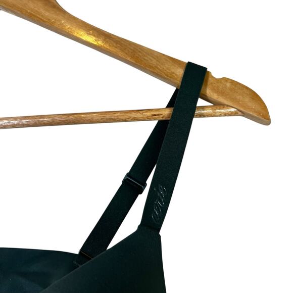 Aerie SMOOTHEZ Pull On Push Up Bra Womens 38D Green Seamless Underwire Padded - Picture 3 of 5